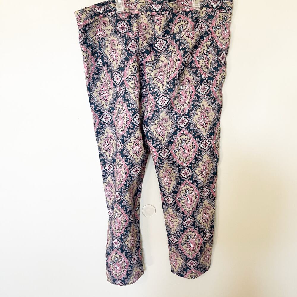 Sundance Paisley Pull-on Madora Drawstring Pants women’s medium petite